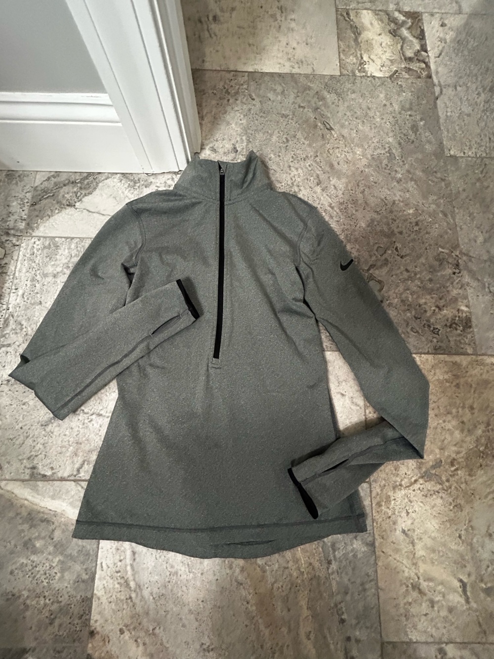 Nike pro dry fit Grey Half-Zip